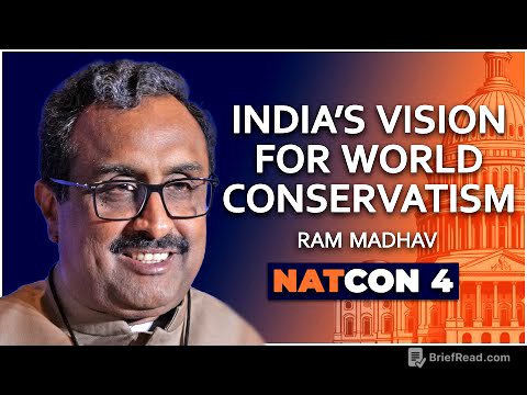 Ram Madhav | India’s Vision for World Conservatism | NatCon 4