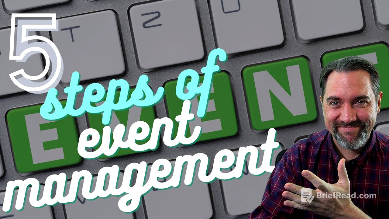 5 Stages of Event Management - Making and Online Event from Start to Finish