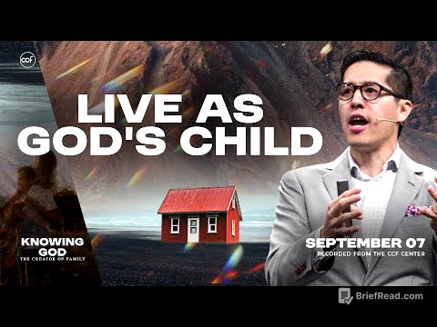 Live as God's Child | Edric Mendoza | September 7, 2025