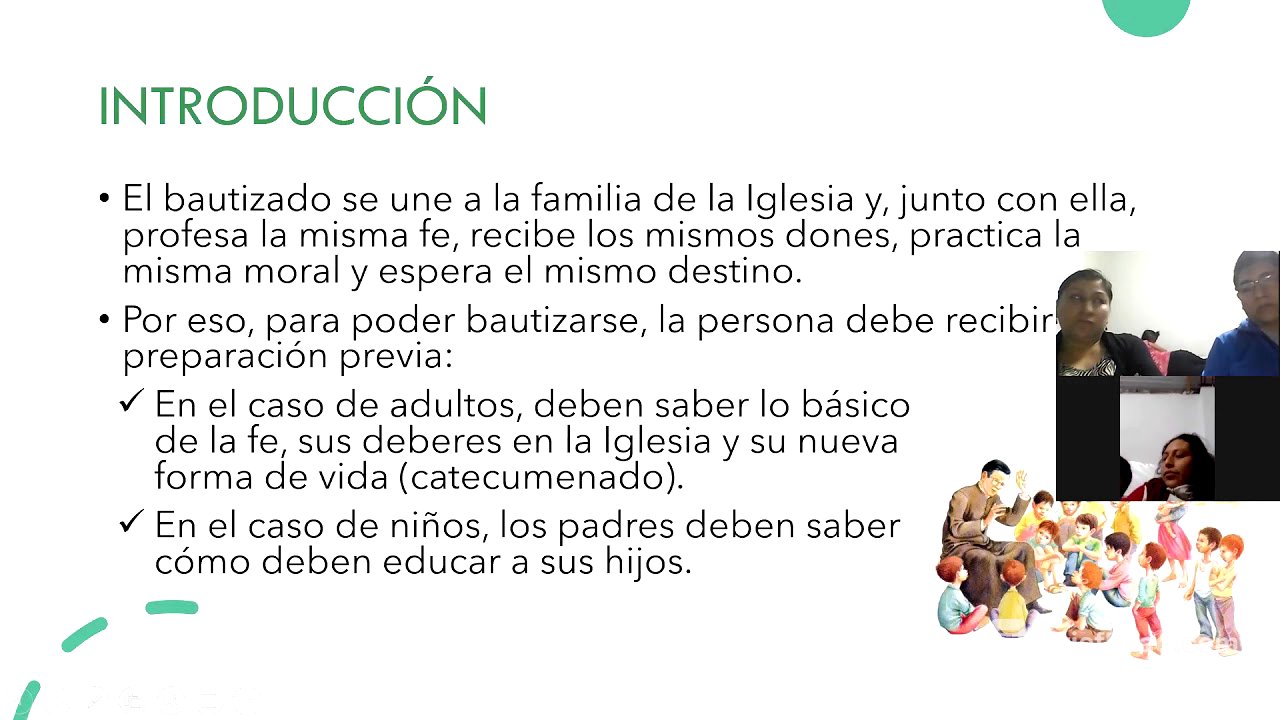 Iniciación cristiana para adultos. Tema 8: El Bautismo.