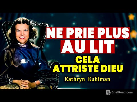 La prière au lit t’affaiblit spirituellement ? Voici la révélation de Kathryn Kuhlman