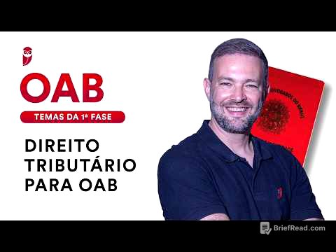 Direito Tributário para OAB - Temas da 1ª fase