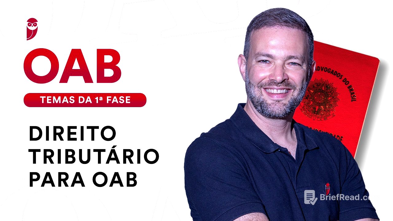 Direito Tributário para OAB - Temas da 1ª fase