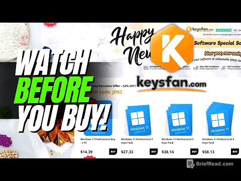 Watch Before You Buy! - KeysFan Discounted Software Licenses?! #keysfan