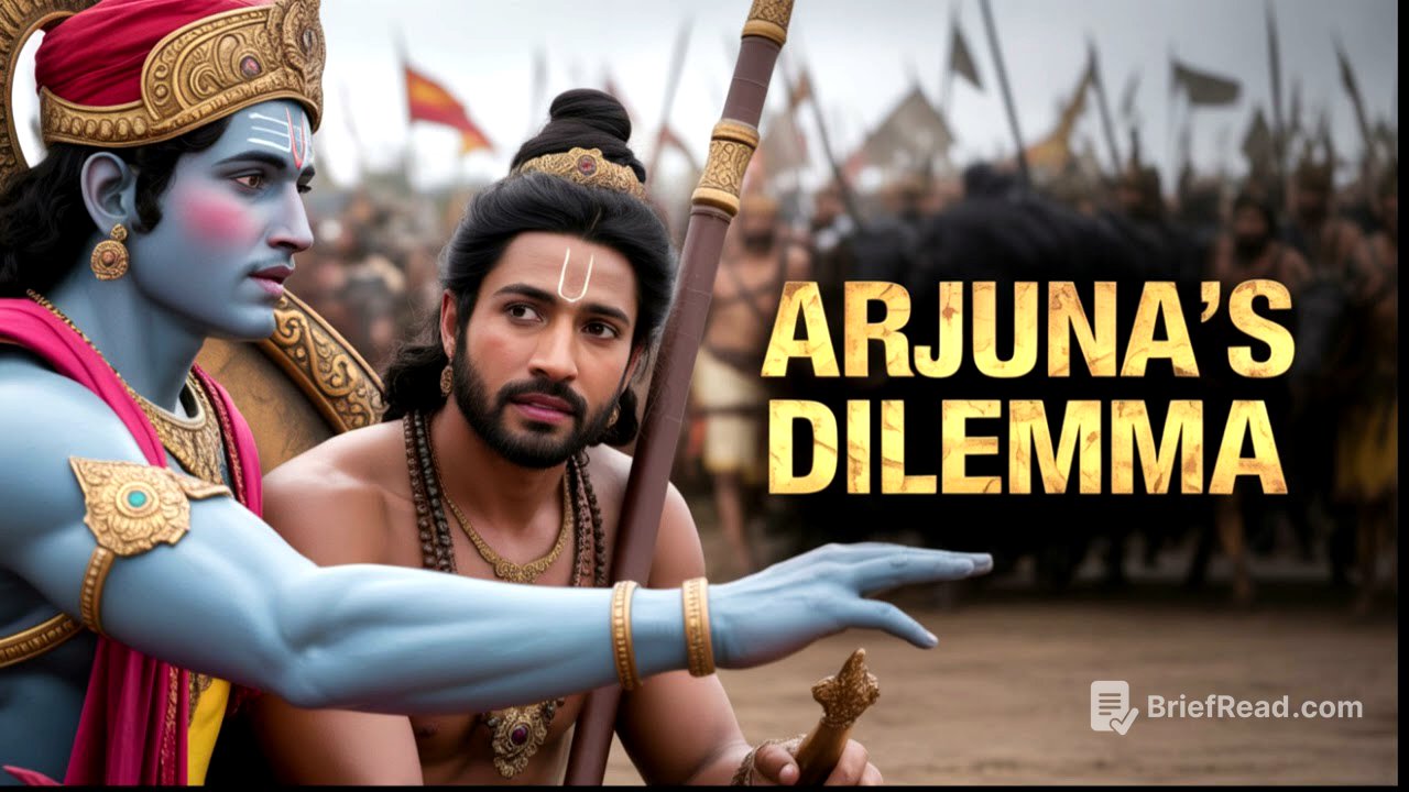 Arjuna’s Crisis Explained – Bhagavad Gita Chapter 1 by Swami Sarvapriyananda