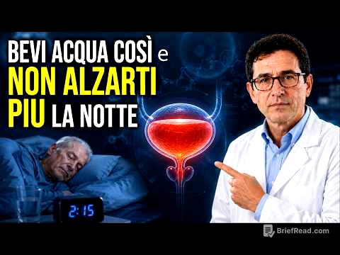 Esperto Rivela bevi ACQUA così per NON alzarti MAI più di notte per urinare (SCIENZA CONFERMA)