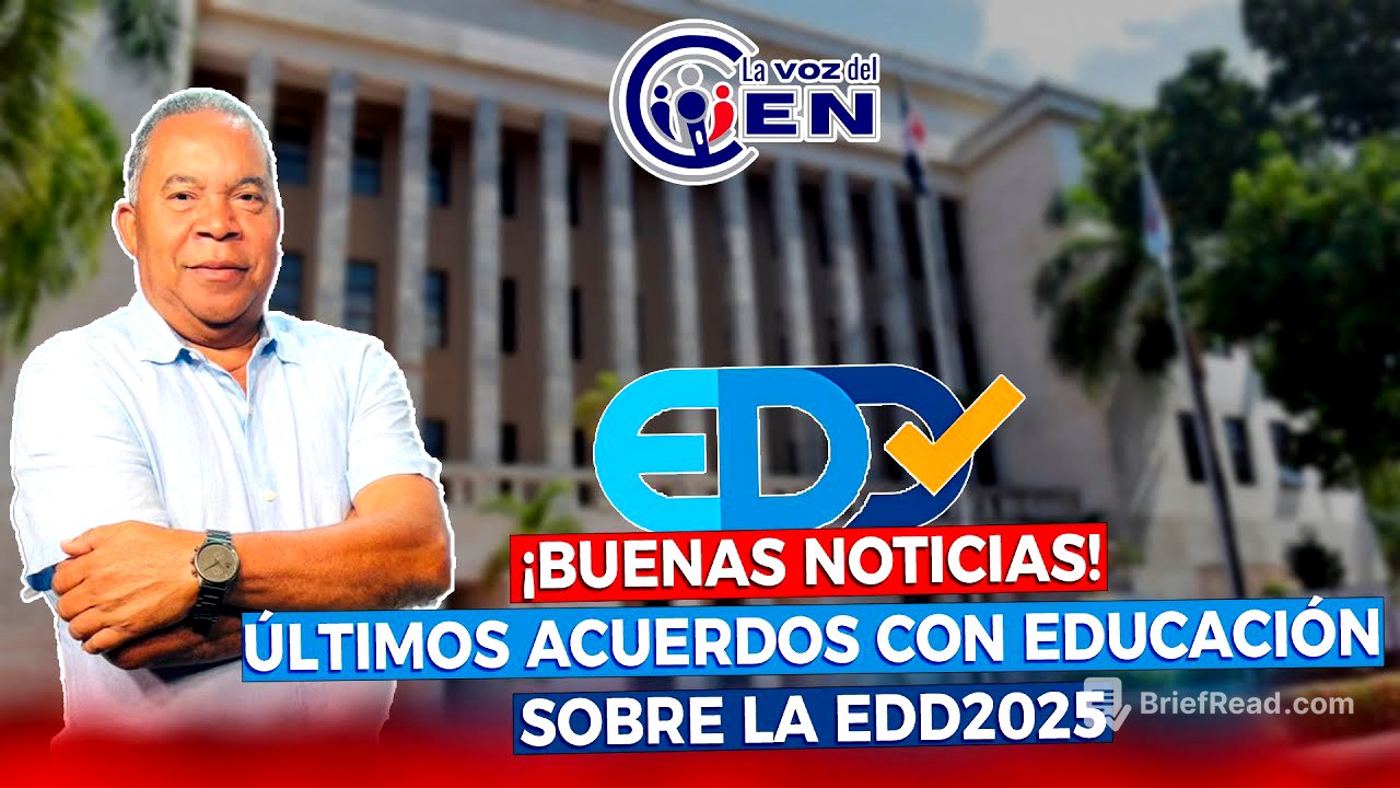¡BUENAS NOTICIAS! ÚLTIMOS ACUERDOS CON EDUCACIÓN SOBRE LA EDD2025