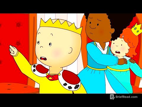 ★NEW★ 👑 King Caillou 👑 Funny Animated Caillou | Cartoons for kids