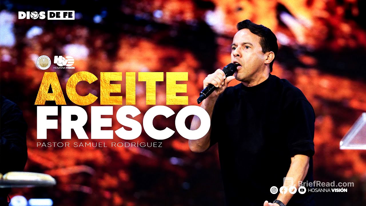 ACEITE FRESCO | PR. SAMUEL RODRÍGUEZ | CA. HOSANNA