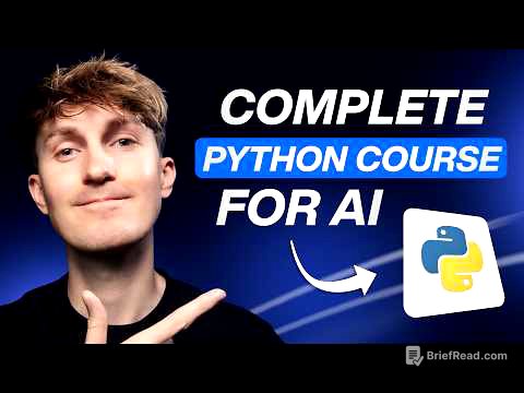Python for AI - Full Beginner Course