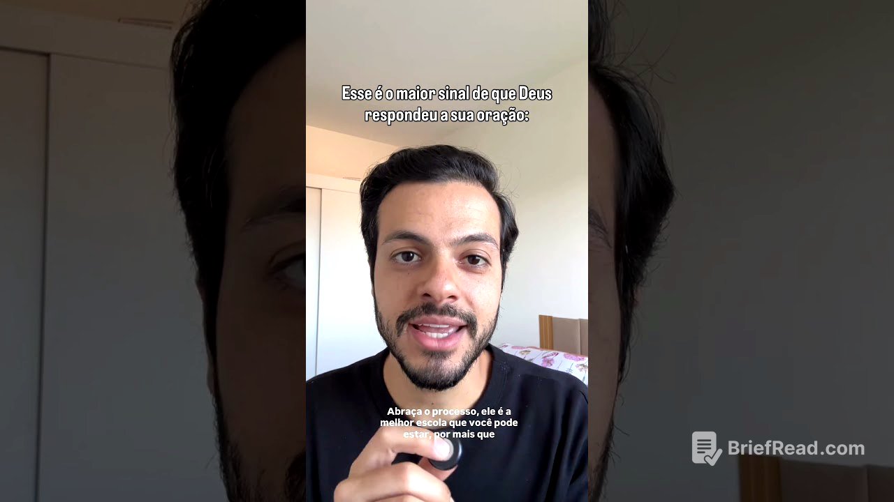 O sinal de que Deus respondeu a sua oração