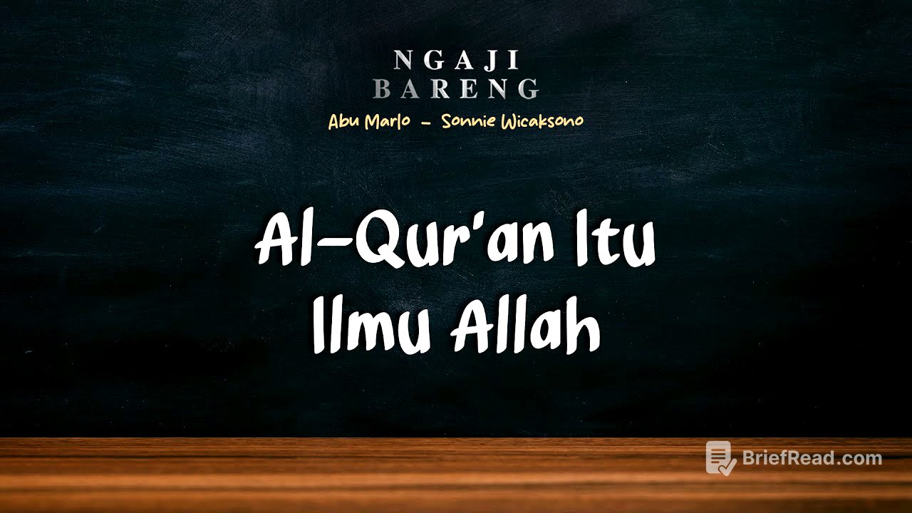 #Eps2 | Ilmu Allah Tidak Perlu Ditambah dan Dikurangi, Terima Apa Adanya. UMMI! MURNI!