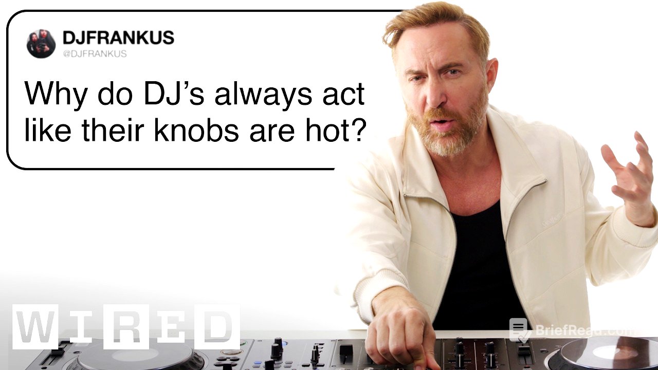 David Guetta Answers DJ Questions | Tech Support | WIRED