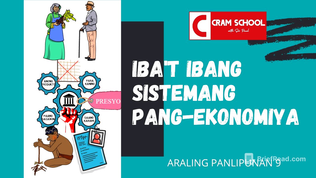 Iba't Ibang Sistemang Pang-ekonomiya