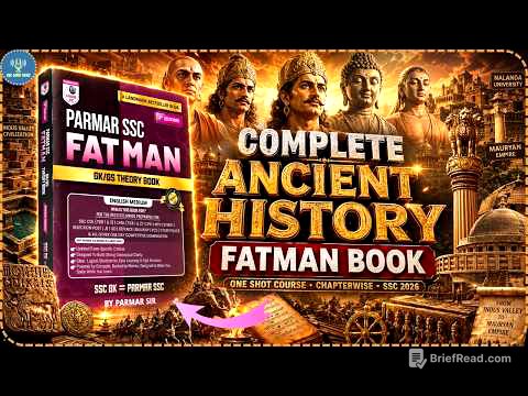 👉 Complete Ancient History in One Shot 🔥 | Parmar SSC FATMAN Book | SSC CGL/CHSL 2026 Preparation
