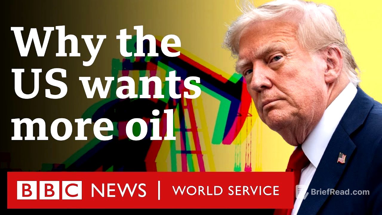 Why does Donald Trump want Venezuela’s oil? - BBC World Service