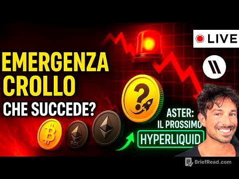 BITCOIN, CRYPTO: EMERGENZA CROLLO! CHE SUCCEDE? (ATTENTO!!) | ASTER: IL PROSSIMO HYPERLIQUID?