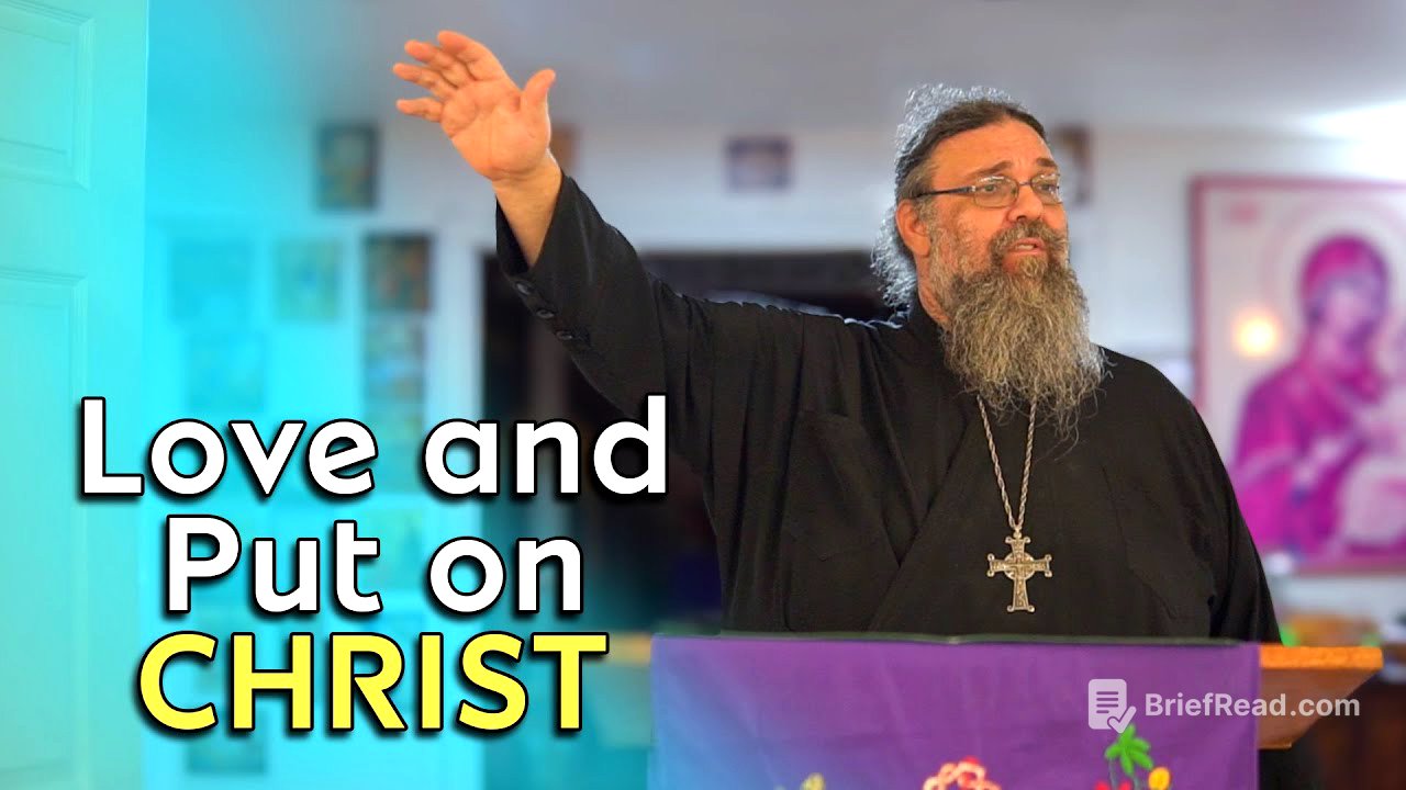 Love and Put on Christ - Romans 13 (Lenten Class)