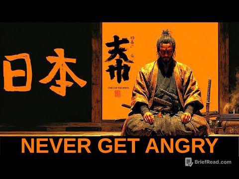 The Forbidden Japanese Technique To Destroy Anger Forever (Miyamoto Musashi)