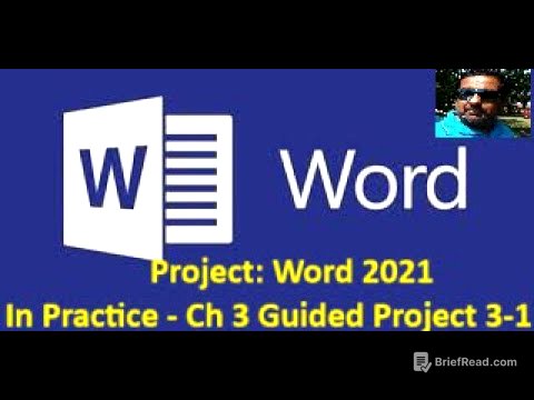 SimNet Project Word 2021 In Practice- Ch 3 Guided Project 3-1