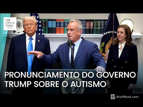 Governo Trump faz anúncio sobre descobertas médicas relacionadas ao autismo