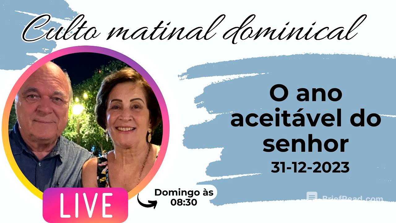31 12 23 O ano aceitável do Senhor