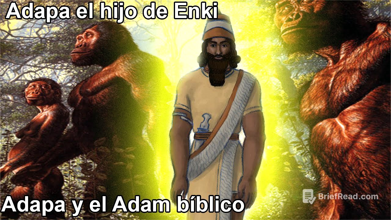 Anunnaki 36: Adapa El Adán Anunnaki Y El Origen Divino Del Hombre.