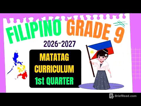 Grade 9 FILIPINO   MATATAG Curriculum- Unang Markahan (1st Quarter) #deped #education #depedmatatag