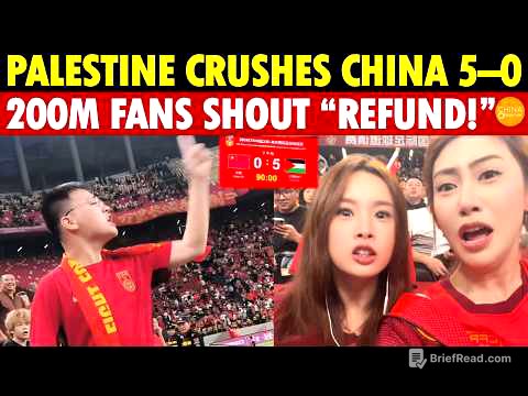 China Humiliated! 0–5 Loss to Palestine, First in 60 Years—Only the Clock Stopped More Goals