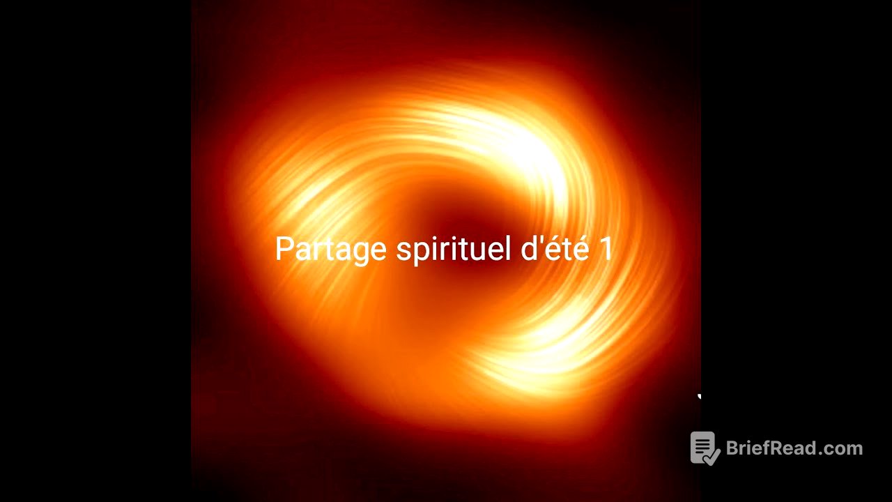 PARTAGE SPIRITUEL D’ÉTÉ: la volonté Divine, la chaleur, l'été, le travail spirituel et le le tapis..