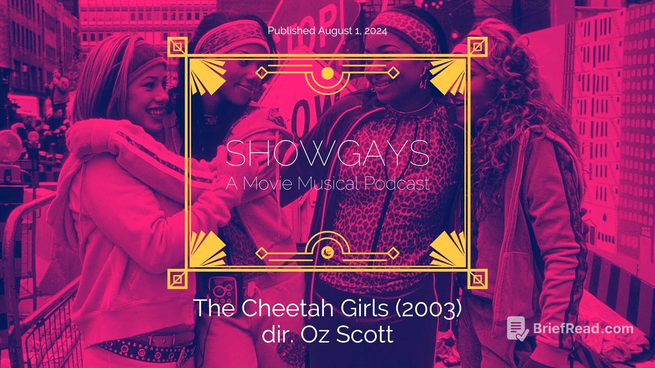 The Cheetah Girls (2003) dir. Oz Scott | Showgays: A Movie Musical Podcast