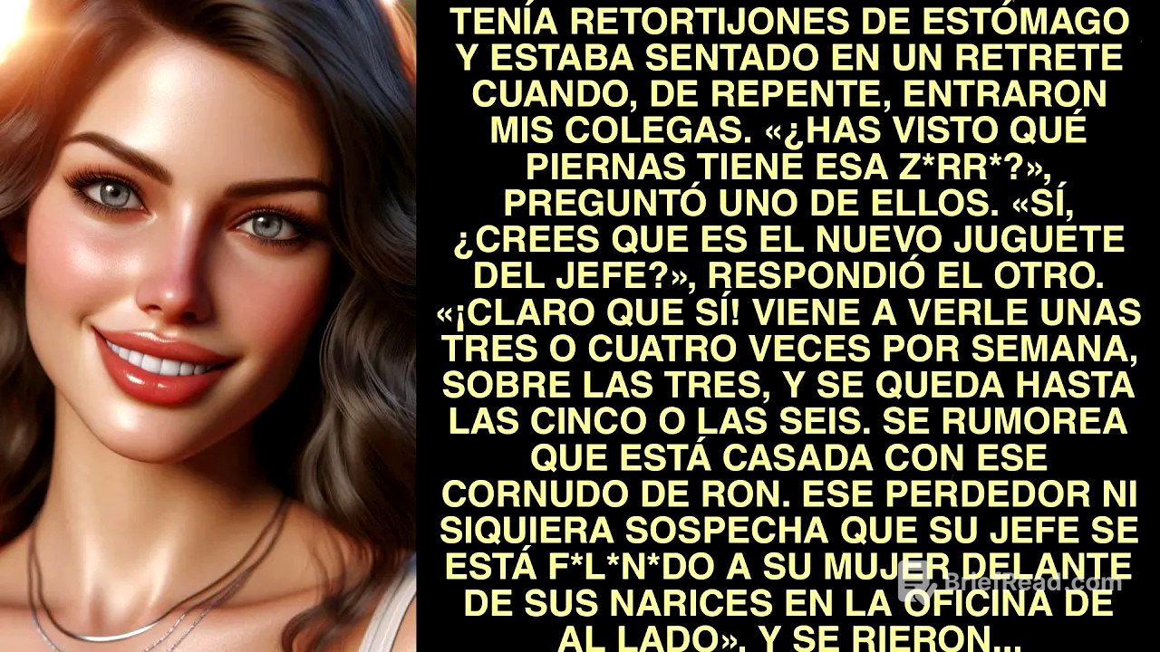 Tenía Retortijones De Estómago Y Estaba Sentado En Un Retrete Cuando, De Repente, Entraron Mis