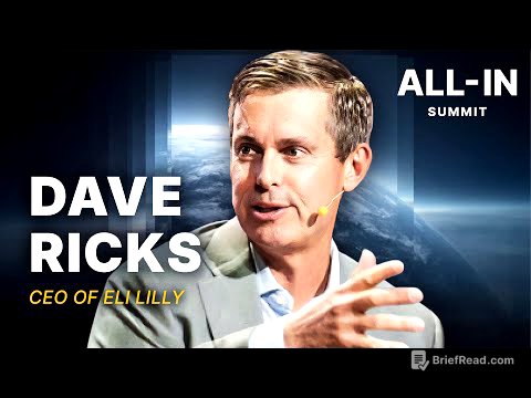 Inside the GLP-1 Gold Rush: Eli Lilly CEO on New Breakthroughs, Addiction & Mental Health, Pricing