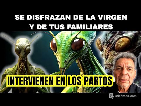 CORRADO MALANGA - ARCONTES MANTIS EN LAS HIPNOSIS | SE DISFRAZAN DE LA VIRGEN