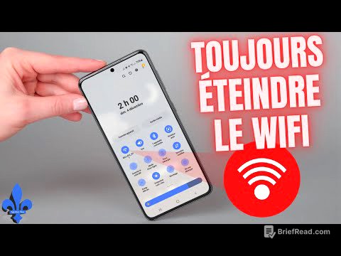 Éteignez le WiFi de votre téléphone MAINTENANT