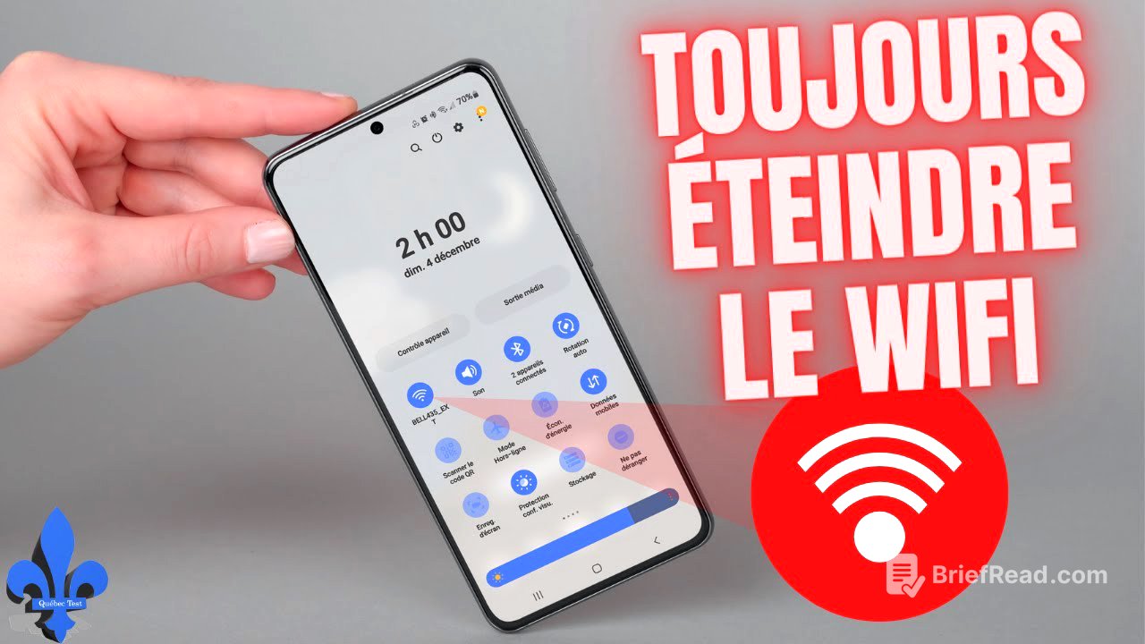 Éteignez le WiFi de votre téléphone MAINTENANT