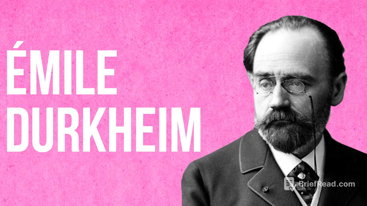 SOCIOLOGY - Émile Durkheim