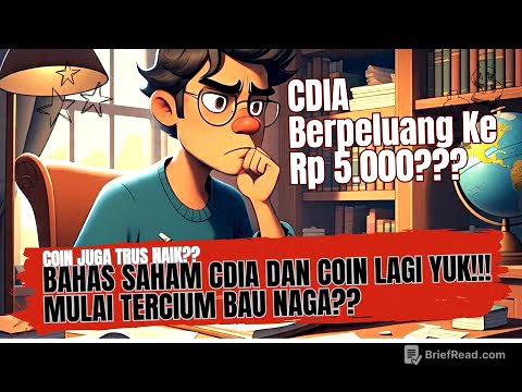 Bahas Saham CDIA Dan COIN Lagi Yuk!! Mulai Tercium Bau Naga?? - CDIA Berpeluang Ke Rp 5.000??