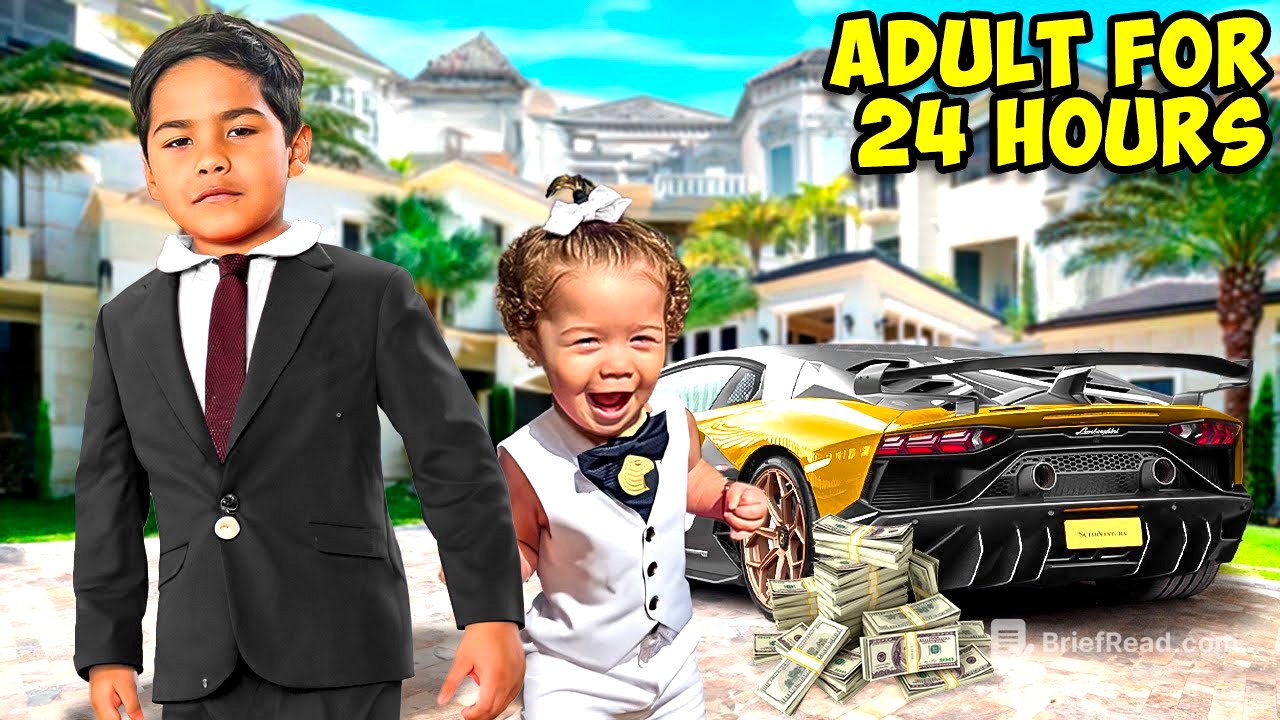 Kids Become ADULTS For 24 HOURS!