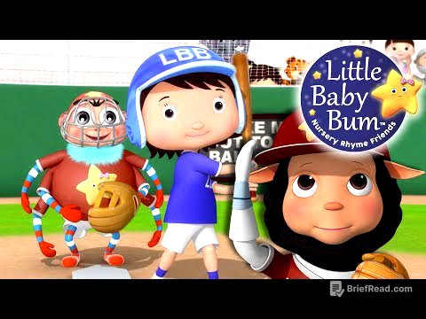 Take Me Out to The Ball Game | Nursery Rhymes for Babies by LittleBabyBum - ABCs and 123s