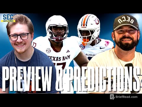 Texas A&M vs. Auburn PREVIEW & PREDICTIONS | 2025 SEC Football