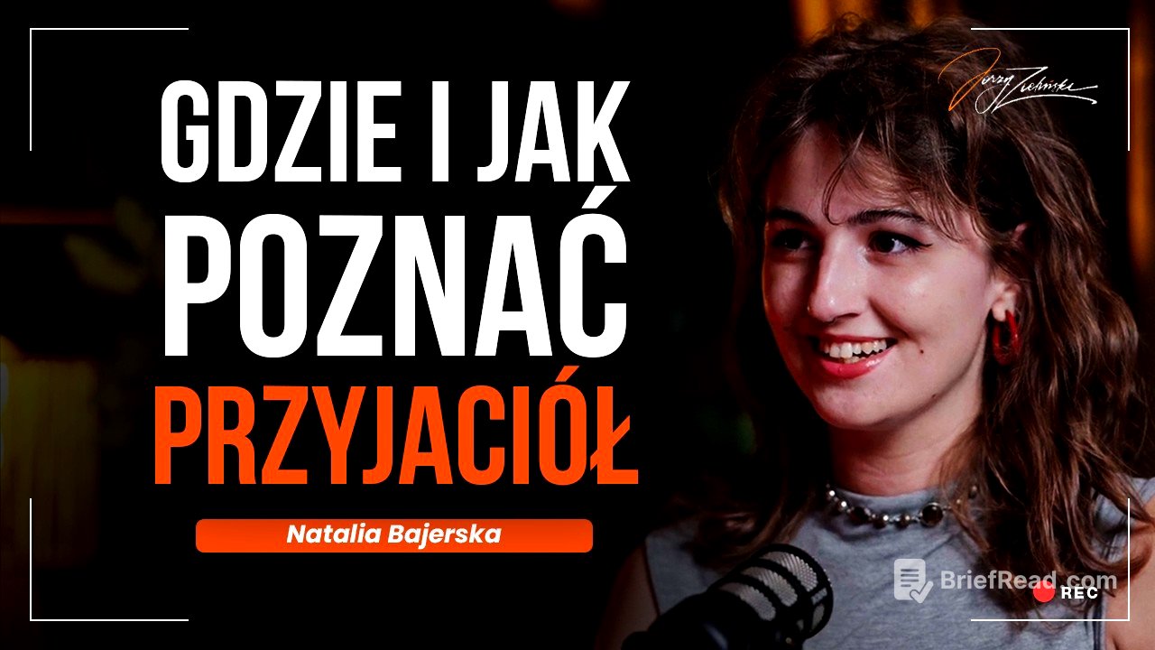 Jak znaleźć PRZYJACIÓŁ w dorosłym życiu? | Natalia Bajerska
