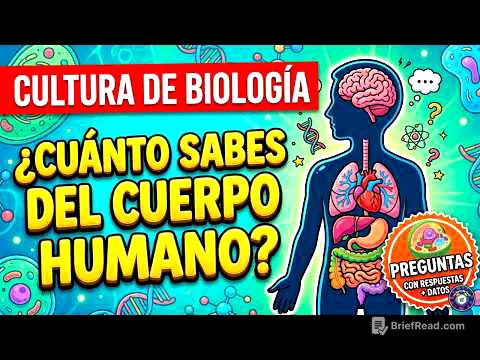 ¿CUÁNTO SABES DE BIOLOGÍA? 🧬 50 Preguntas del Cuerpo Humano con Datos Sorprendentes