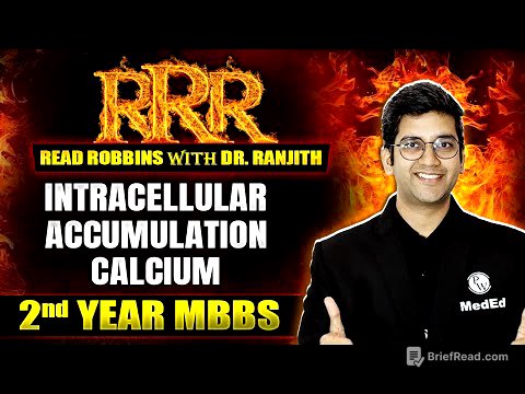 Intracellular Accumulation - Calcium: 2nd Year MBBS | Pathology | Read Robbins with Dr. Ranjith