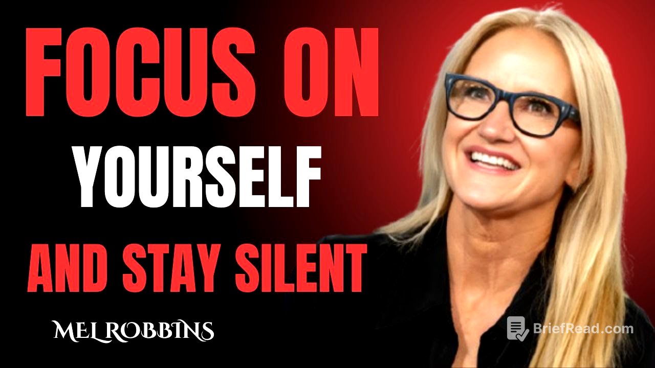 Focus On Yourself And Stay Silent ||Mel Robbins||#motivation
