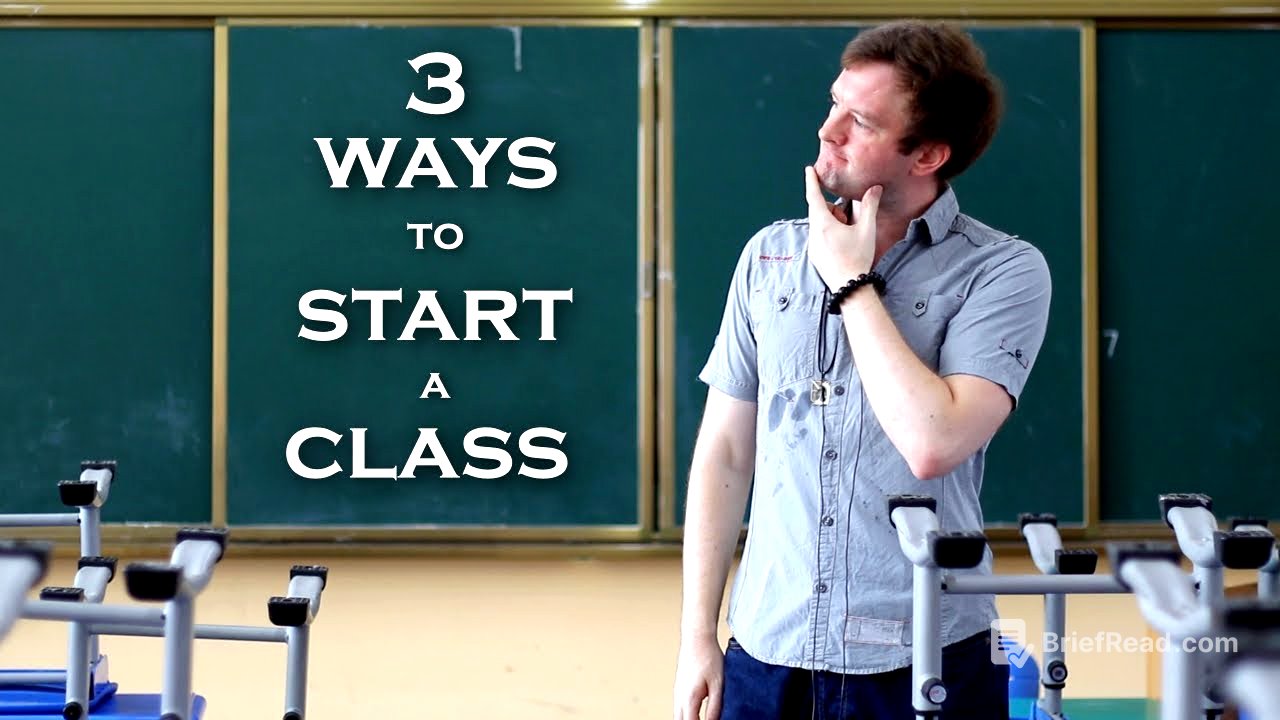 ESL | How To Start a Class?