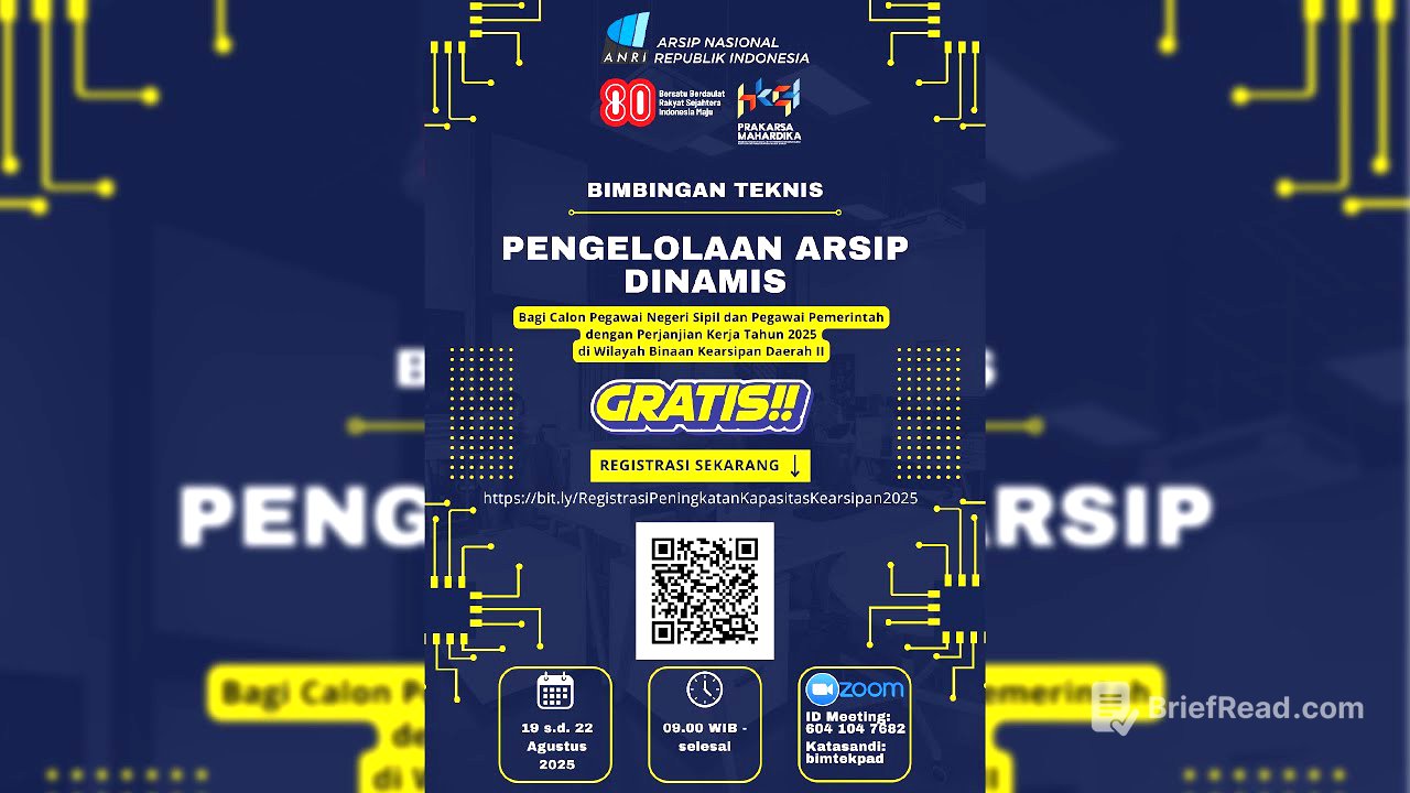 Bimbingan Teknis Pengelolaan Arsip Dinamis Hari Pertama