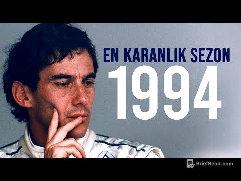 F1'İN EN KARANLIK SEZONU | FORMULA 1 1994 SEZONU | AYRTON SENNA VS MICHAEL SCHUMACHER