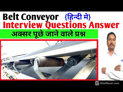 Belt Conveyor Interview Questions | interview question answer | stone crusher | Conveyor question
