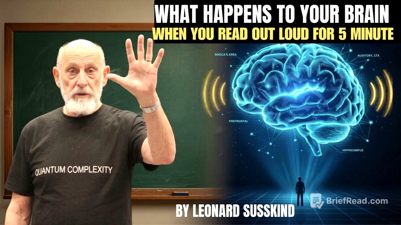 What Happens to YOUR Brain When You Read Out Loud for 5 Minute  by Leonard Susskind Explains
